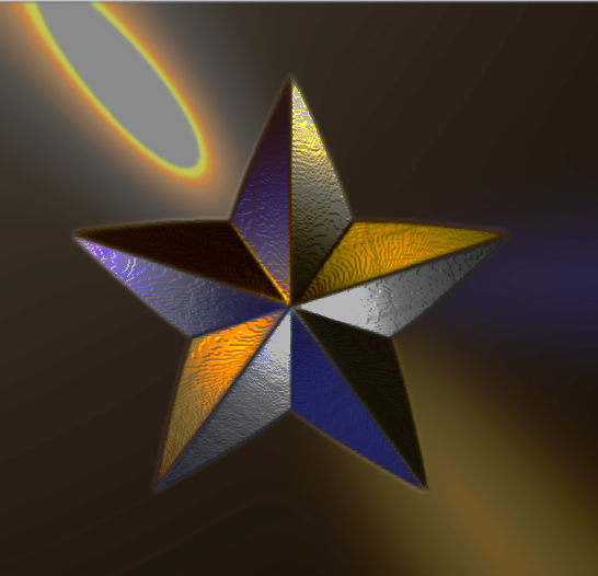 Easy Creation of Beveled Star • GIMP Chat